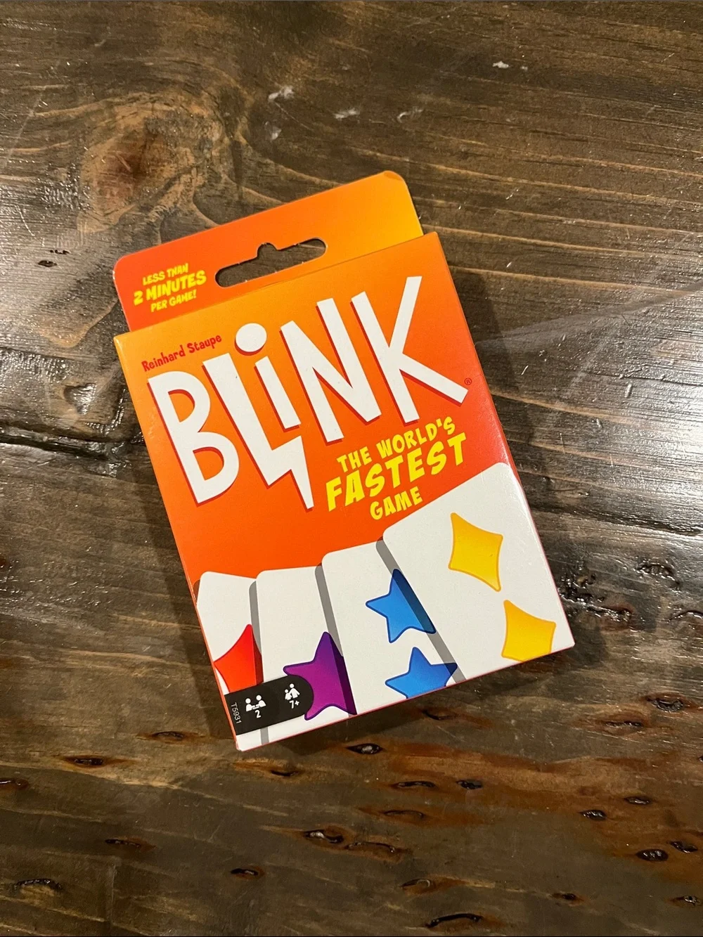Blink Card Game - Orange Box with Colorful Stars - Picture 1 of 1